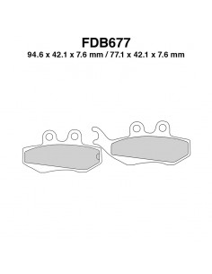 PASTIGLIE FERODO FDB677P
