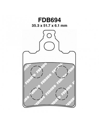 PASTIGLIE FERODO FDB694AG