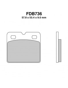 PASTIGLIE FERODO FDB736P