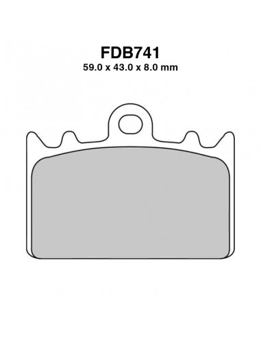 PASTIGLIE FERODO FDB741P