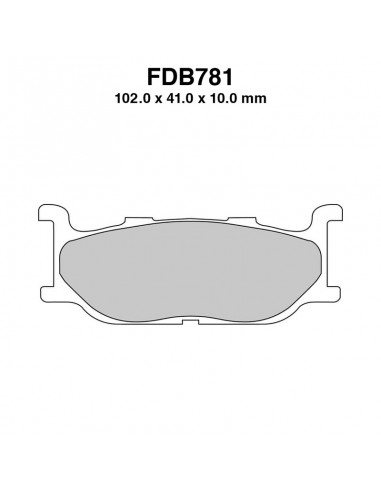 PASTIGLIE FERODO FDB781P
