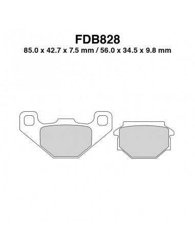 PASTIGLIE FERODO FDB828P