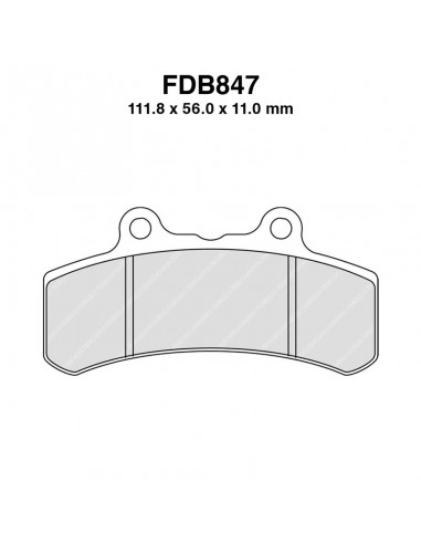 PASTIGLIE FERODO FDB847P