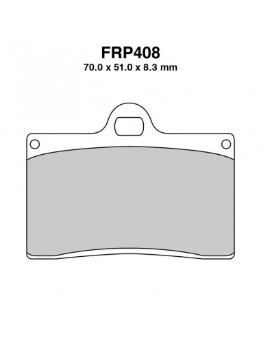 PASTIGLIE FERODO FRP408P