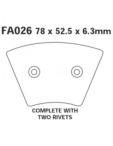 PASTIGLIE H.D. FX-XL 73-77