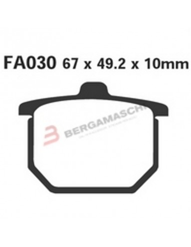 PASTIGLIE HONDA CB400-CB750F80-