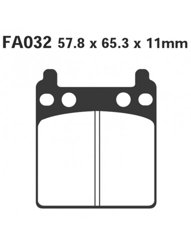 PASTIGLIE HONDA CB750-GL100079-