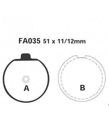 PASTIGLIE SUZUKI GS400/75077-80