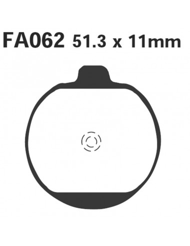 PASTIGLIE KAWA Z1000/1300 79-82 ANT.FA62