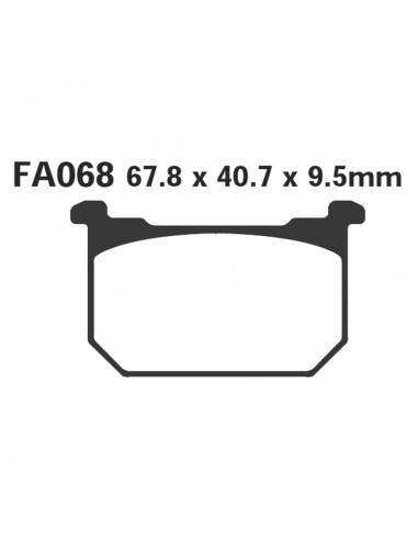 PASTIGLIE KAWA GPZ 550/7501100 82-