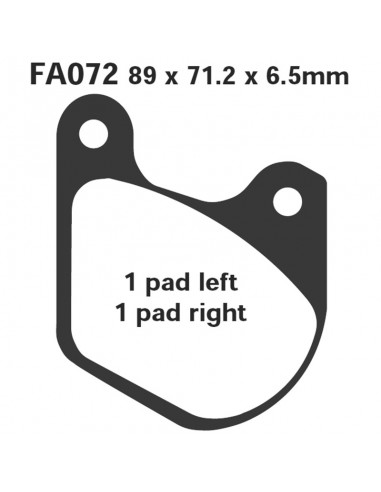 PASTIGLIE H.D. XL 79- POST.FLT 80-
