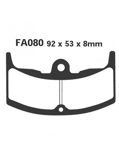 PASTIGLIE HONDA CBX 550 82-84ANT.