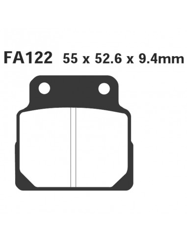 PASTIGLIE HONDA CB 450 89-92ANT./POST.