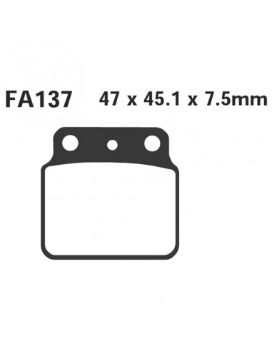 PASTIGLIE SUZUKI LT250/400/500POST.