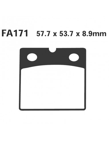 PASTIGLIE BMW K75/100-R80/100ANT.
