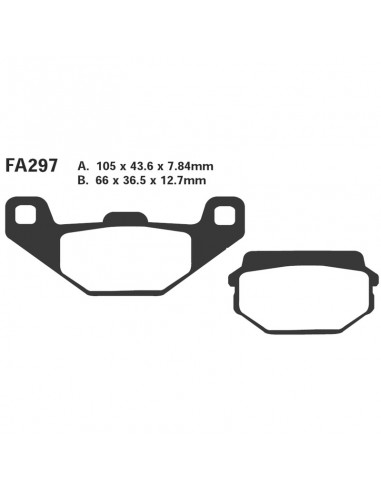 PASTIGLIE SYM HUSKY 125 ANT.