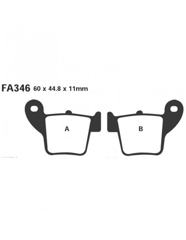 PASTIGLIE HONDA CRE 250 POST.02-