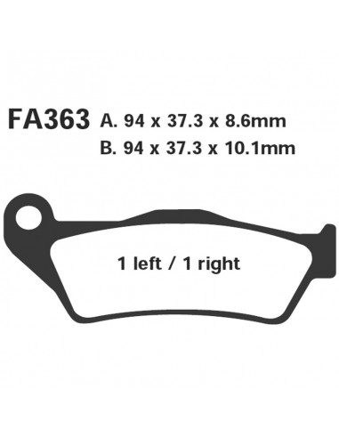 PASTIGLIE BMW 1150/850 POST.