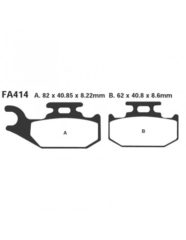 PASTIGLIE SUZUKI 700 KINGQUAD05-07...