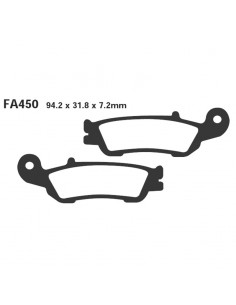 PASTIGLIE YAMAHA YZ250 07-ANT.