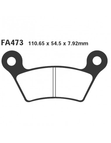PASTIGLIE CAN-AM SPYDER SM508-09 POST.