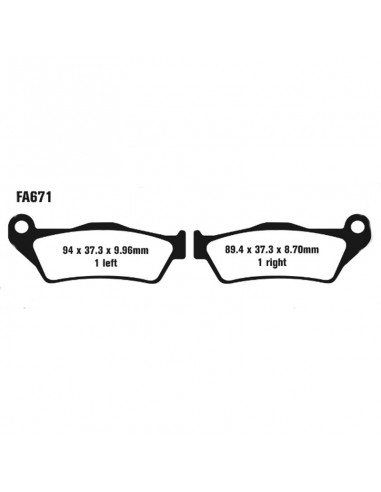 PASTIGLIE BMW K1200 07-10K1300 09-15...