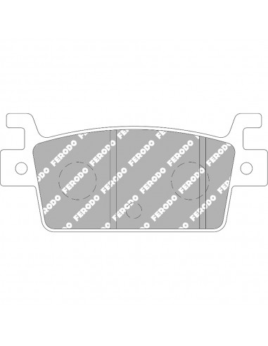 Pastiglie freno FDB2304EF Eco Friction