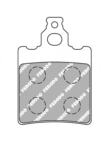 Pastiglie Freno FDB694AG Argento