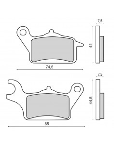 Coppia pastiglie anteriori...