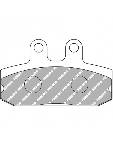 Pastiglie Freno FDB2060AG Argento