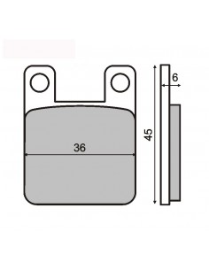 Coppia pastiglie freno...