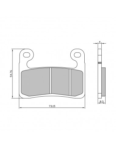 Coppia pastiglie anteriori BMW R 1250...