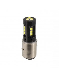 LED BA20D 1000 lumen bianca