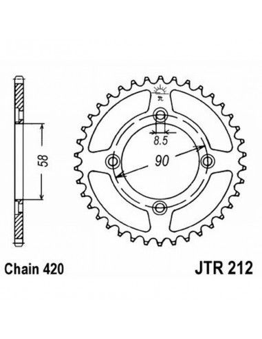 CORONA JT 212 z34 Honda MSX 125...