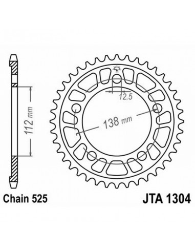 CORONA ALL.7075T6 JTA 1304 z44 44...