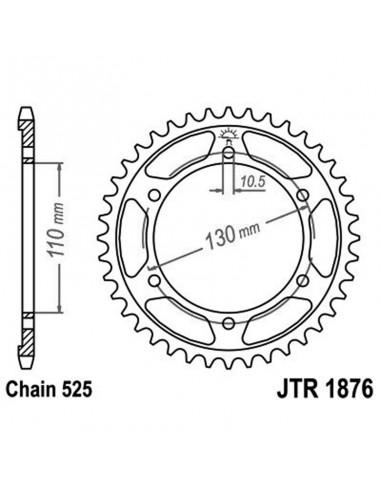 CORONA JT 1876 z45 ZBKZINCATA NERA...