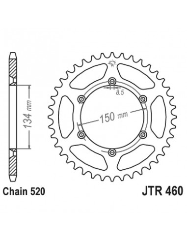 CORONA JT 460 z49 SC 49 Denti,...