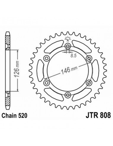 CORONA ALL.7075T6 JTA 808 z51BLK...