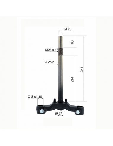 Testa forcella Mbk Booster...