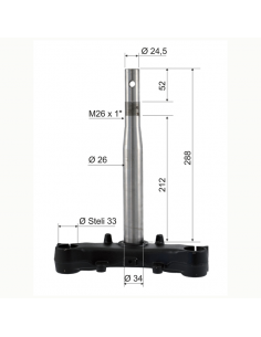 Testa forcella Honda Sh...