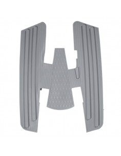 Tappeto grigio in gomma...