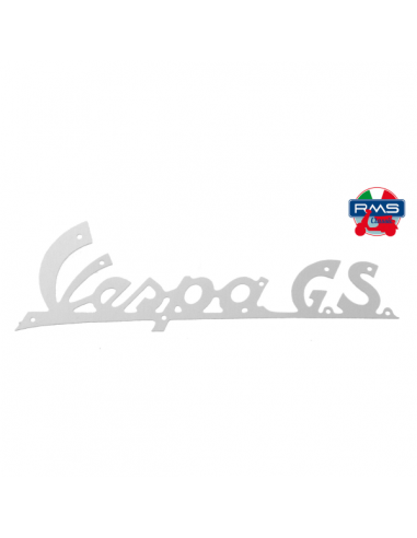 Targhetta vespa gs argento alluminio...