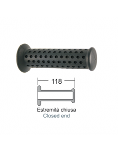 Coppia manopole nere Piaggio Free fl-Nrg 274489-274490 Domino 2