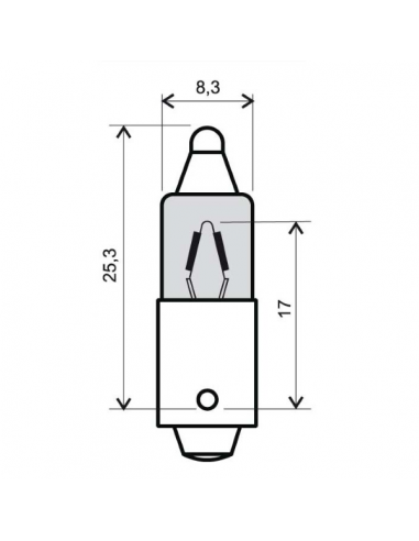 Scatola 10 pz lampadine bianche 12v...