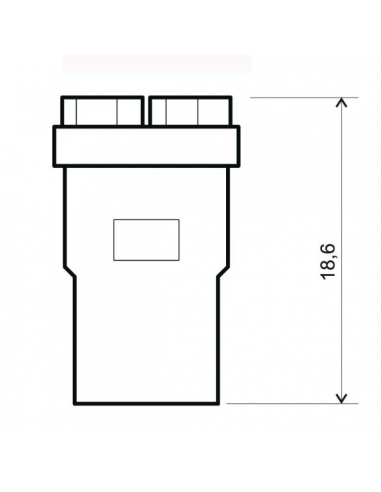 Coppia Led T10 W2.1X9.5D 4LED BLU