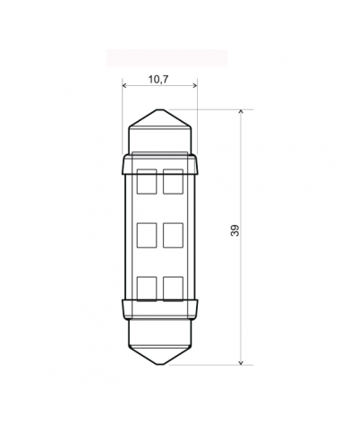 Cp.Led 12V Sv8.5 6 Led Bianco