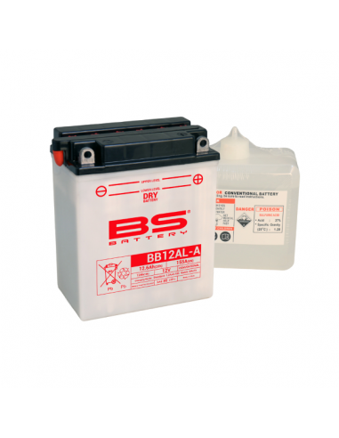 Batteria Bs BB12AL-A con acido