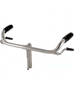 Manubrio BICI R ACCIAIO -...