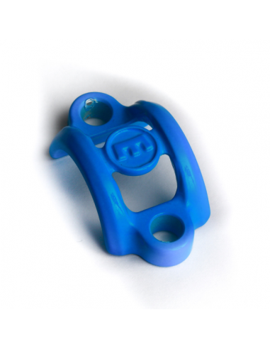 Collarino di serraggio leva - blu ciano