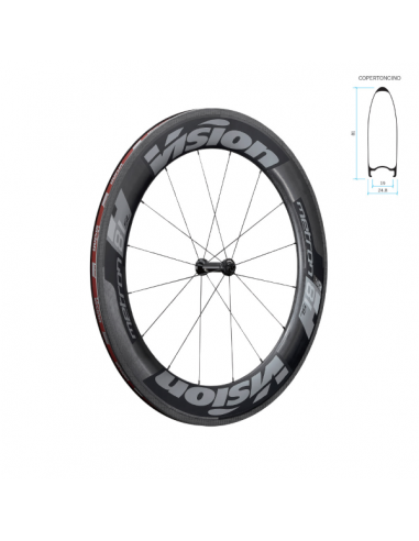 Coppia ruote METRON 81 SL Carbon c19...